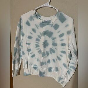 Green Tie dye crewneck